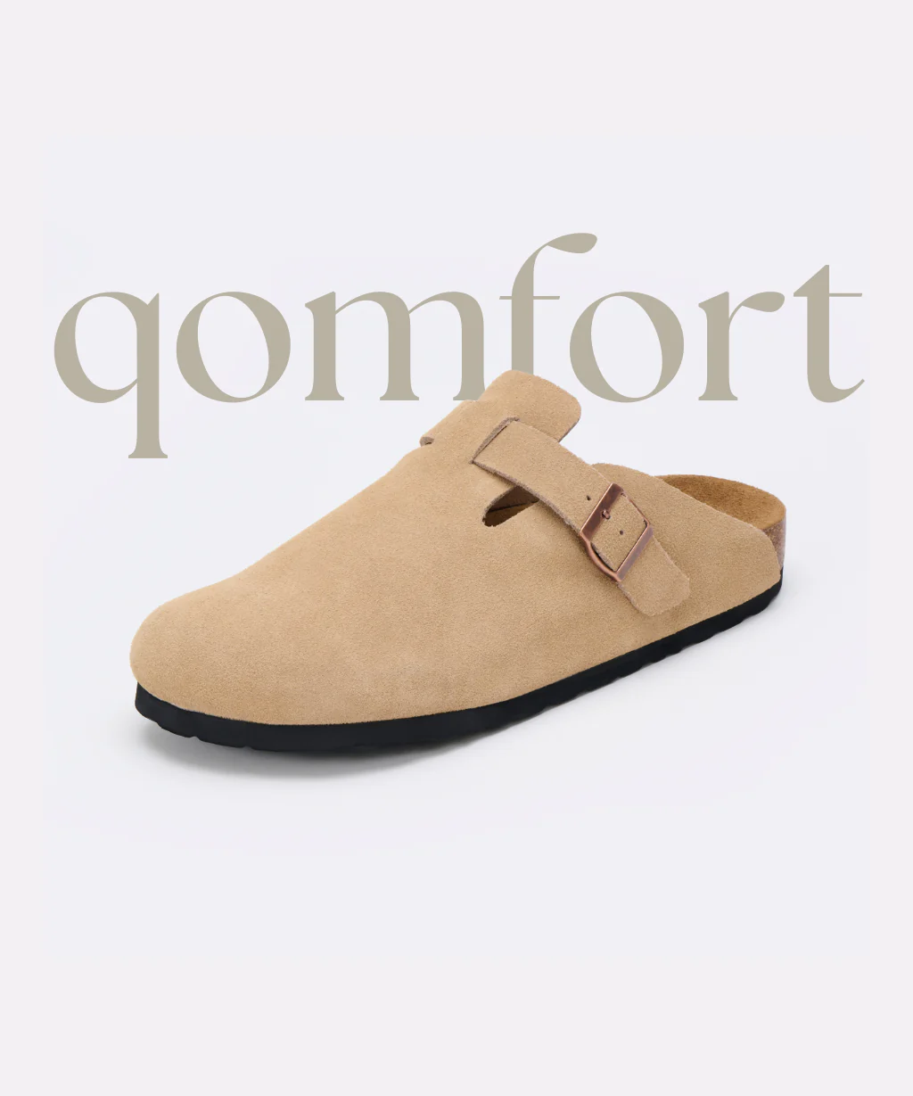 Premium Genuine Suede Clogs by Qomfort - Image 5