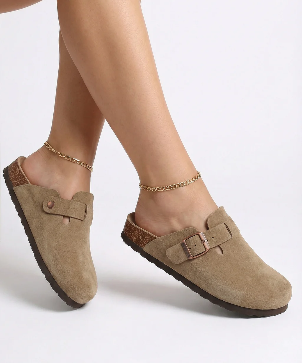 100% Vegan Suede Clogs by Qomfort - Image 7